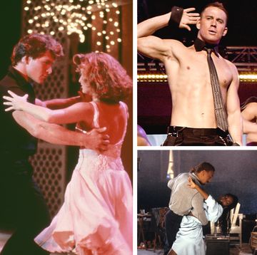 an image featuring stills of dirty dancing, magic mike, save the last dance, tap and hustlers